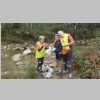 Noel, Kevin & Mike enjoying tea & cake near start of Goldie Spur Track.JPG